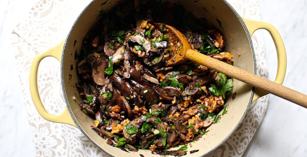 Wild Rice, Mushrooms, and Leek Stuffing Pacific Foods