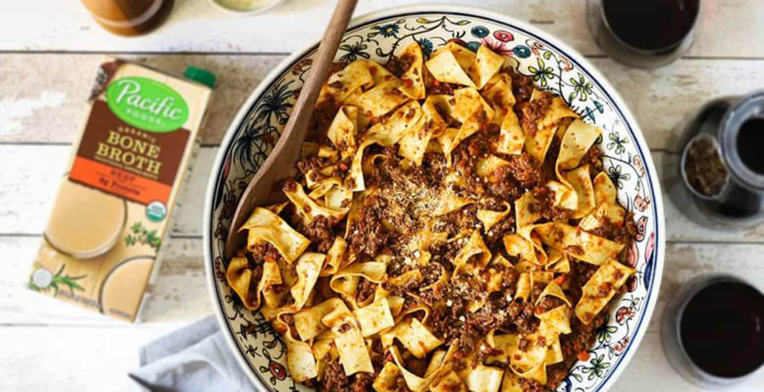 Pappardelle Bolognese Pacific Foods