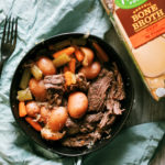 Instant Pot pot roast with Pacific Foods Beef Bone Broth