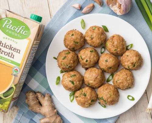 Air-Fryer Asian Meatballs Recipe | Pacific Foods Air-Fryer Asian Meat