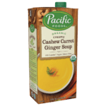 Organic Cashew Carrot Ginger Soup