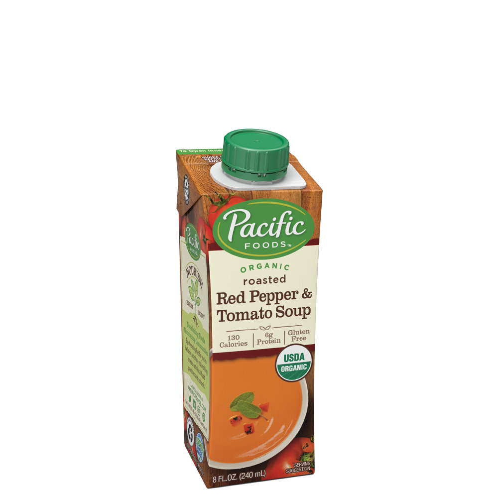 Organic Roasted Red Pepper Tomato Soup 8oz