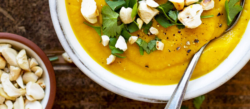 Creamy Carrot and White Bean Soup