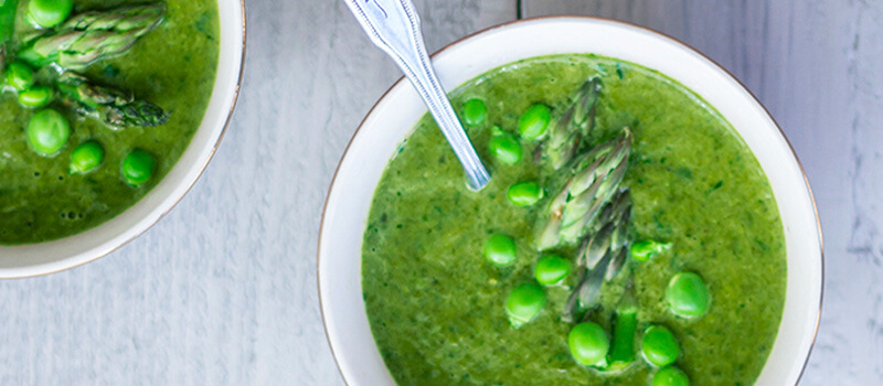 Spring Asparagus and Spinach Soup