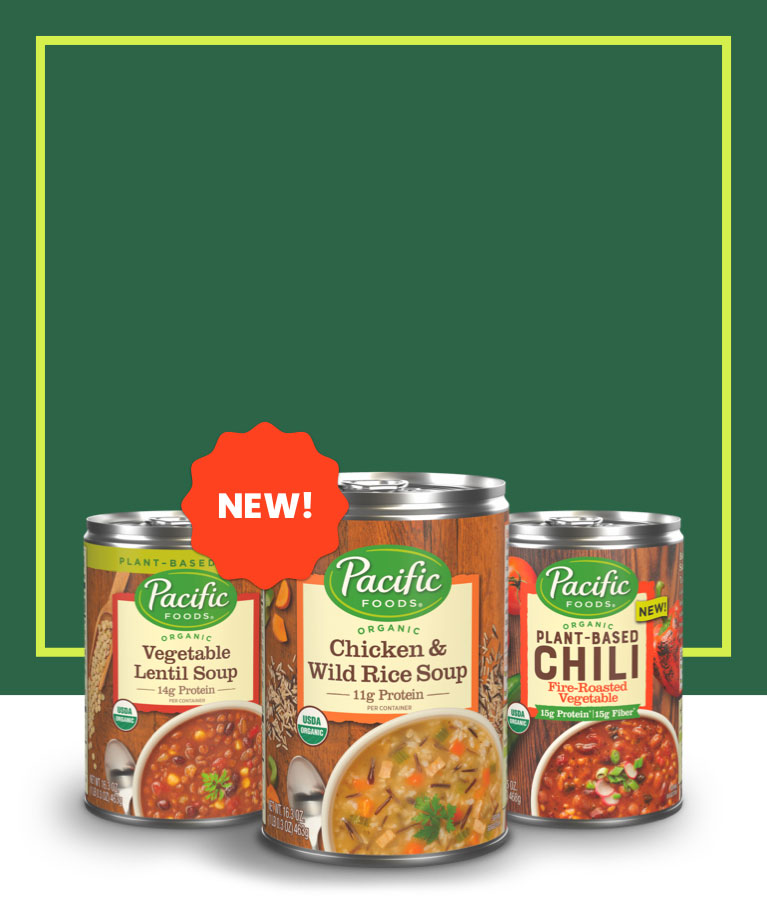 Pacific Foods | Organic Non-Dairy Beverages, Soups, Broths, and more