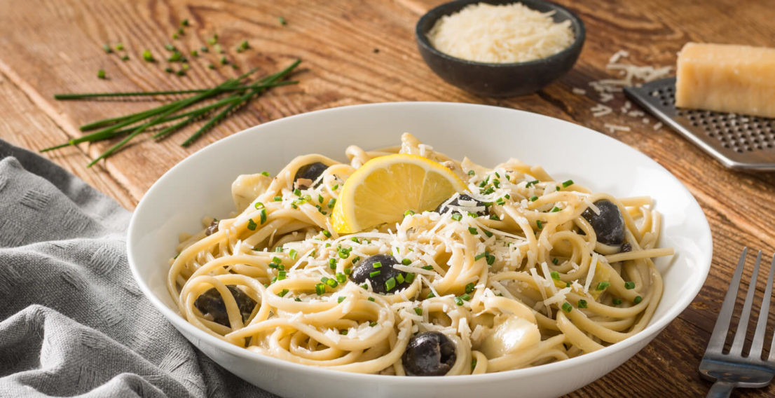 Creamy Gluten-Free Mushroom Pasta with Thyme and Garlic - Pacific Foods