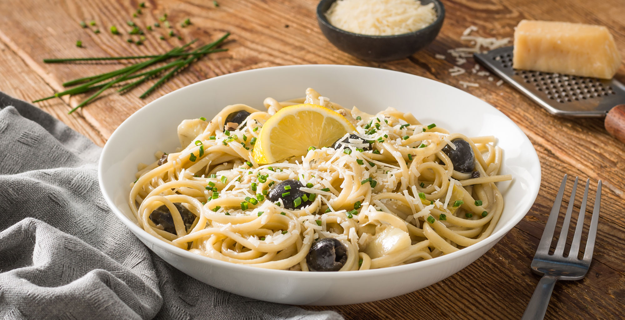 Creamy Mushroom-Artichoke Pasta | Pacific Foods® Recipes