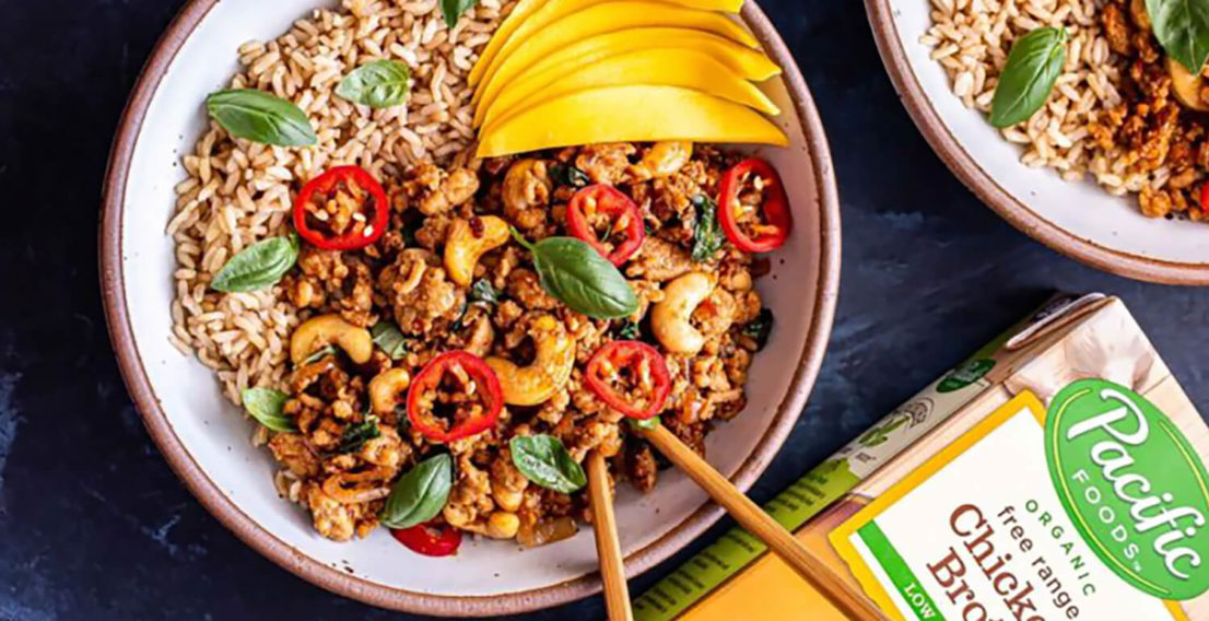 Thai Basil Chicken Bowls Pacific Foods